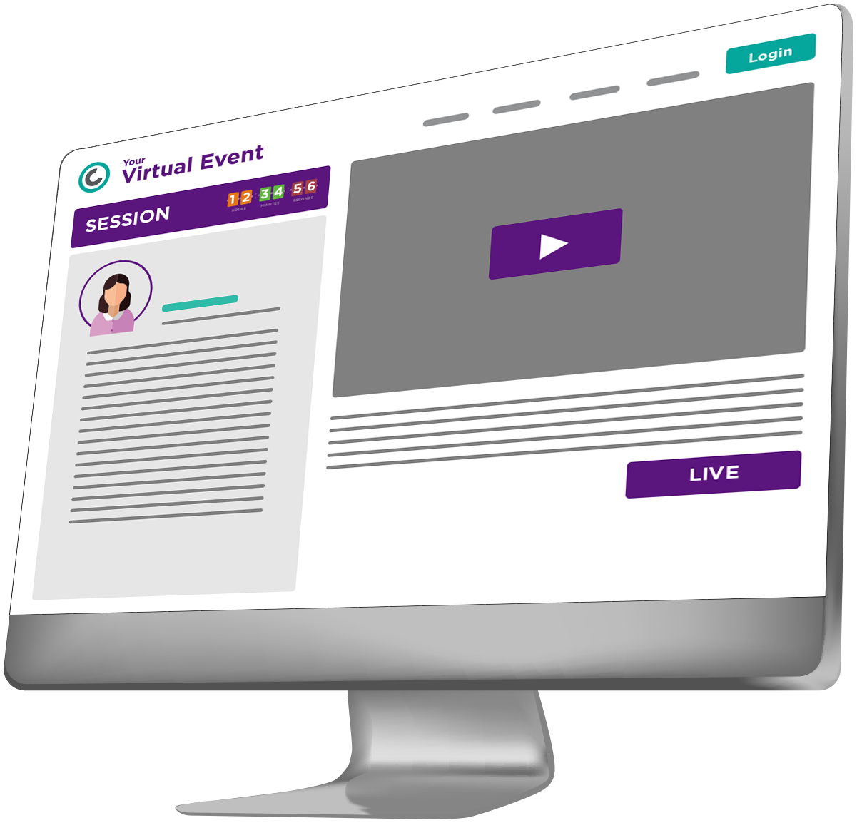 Virtual Conference Website Portal