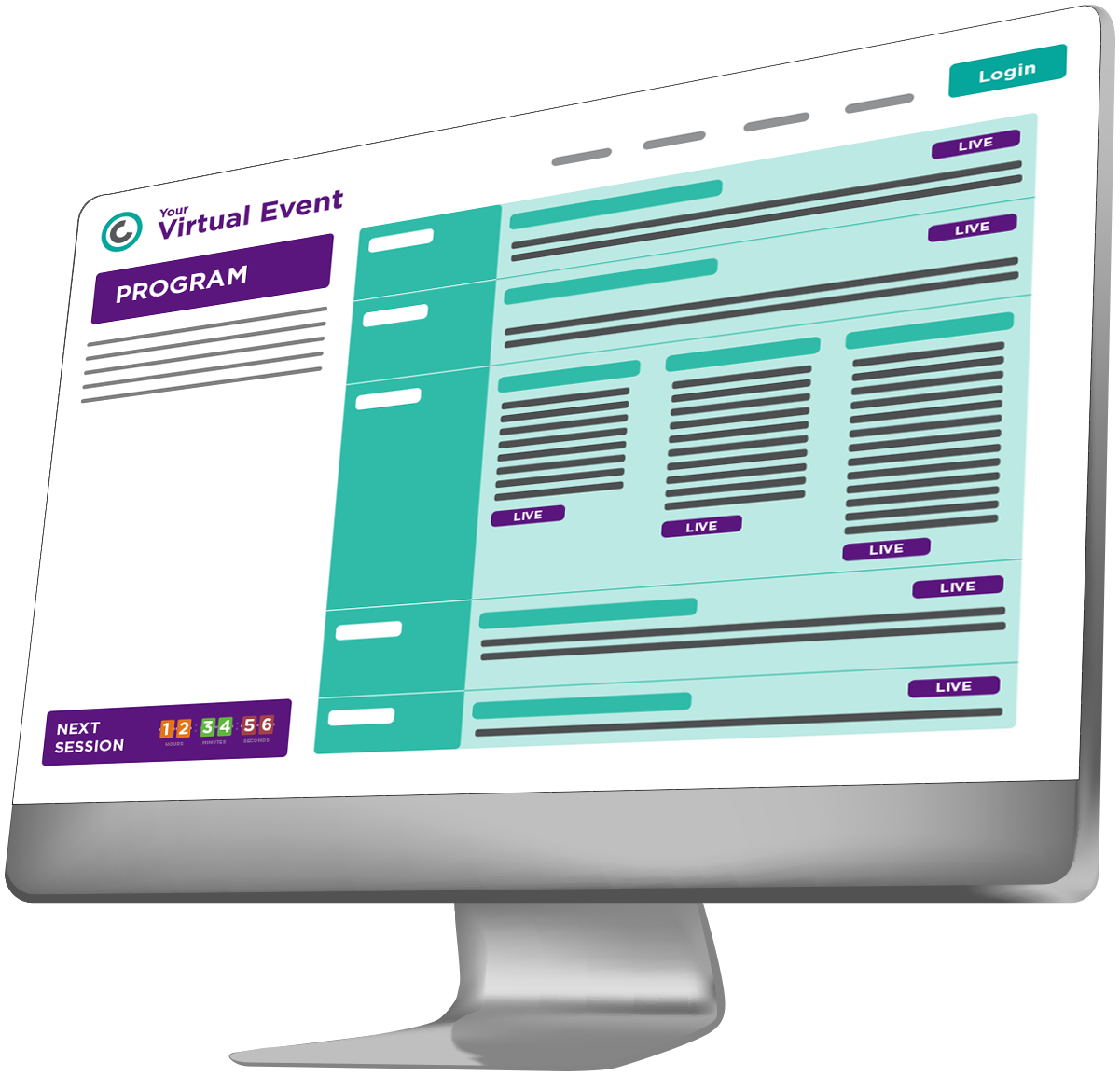 Virtual Conference Website Portal